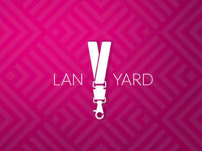 Lanyard lanyard logo pink