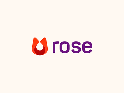 Rose dating app 3whales date dating datingapp design logo logodesign rose roses
