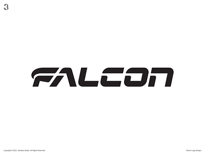 Falcon Logo Design 3whales design eagle f falcon letter logo logodesign typography wordmark