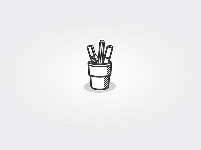 Pen Cup Icon