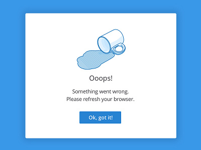 Error Popup app design error icon illustration popup ui ux vector