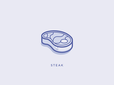 Steak Icon food icon illustration steak vector