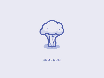 Broccoli broccoli food icon illustration vector vegetable