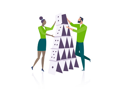 Teamwork – Event Illustration animation clean corporate gif illustration teamwork