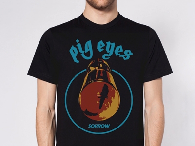 Sorrow Bomber eyes motorhead pig print t shirt