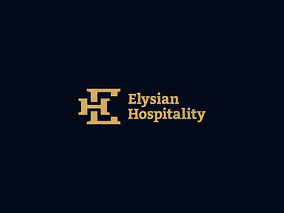 Elysian hospitality concierge logo monogram service