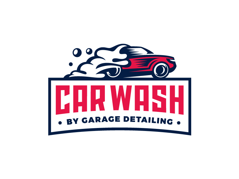 Car Wash by garage detailing badge car clean custom detailing emblem foam garage logo wash