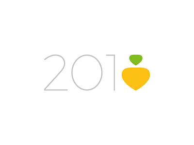 2018 design fun logo minimal newyear repa turnip type