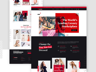 Fashion Ecommerce Shopify Landing page beauty product ecommerce ecommerce app ecommerce design fashion homepage landing page minimalist shop shopify shopify store store ui ux website