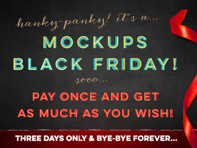Mockups Black Friday (Get What You Want!) black friday deal mock up mockup sale