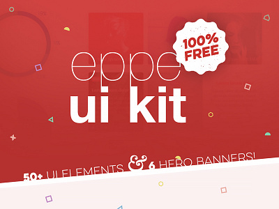 Free Eppe Ui Kit banner bundle free freebie header hero kit pack ui user interface