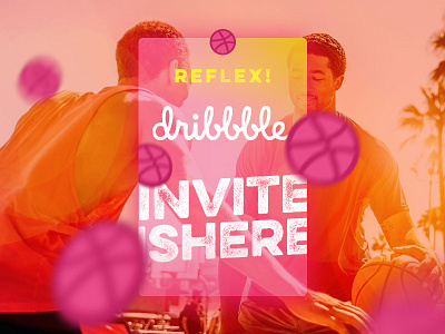 Reflex! Dribbble Invite Giveaway account draft dribbble free giveaway invitation invite