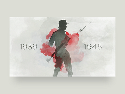 World War II motion concept 03 blood color motion ps war