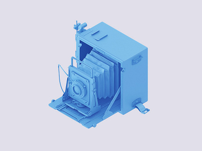 Old Camera 3d c4d camera color light old