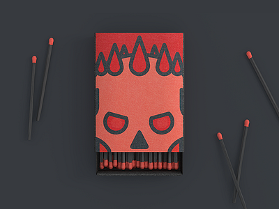 Skull_box shot 2 black c4d pack render