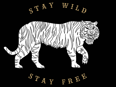 STAY WILD VECTOR