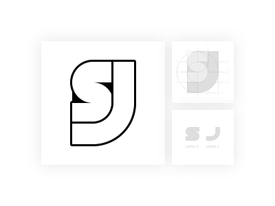 SJ logo design graphic design icon logo sj sj logo vector