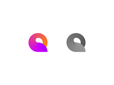 Q logo branding design gradient graphic design icon illustration logo q q logo vector
