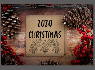 2020 Christmas (Spotify custom playlist artwork) album artwork christmas design photoshop spotify cover unsplash