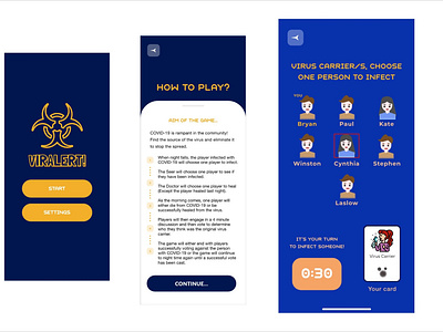 VIRALERT! app (UX Design)
