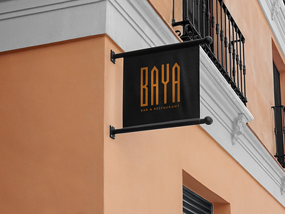 The Baya Restaurant Brand Identity + Menu Design branding design graphic design logo