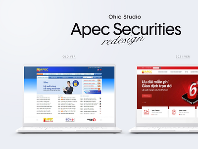 APEC Securities website redesign branding dedicated designer design graphic design illustration logo ui ux vector