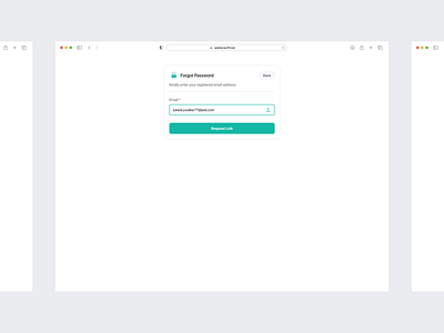Desktop Modal app design forgot forgot password minimal modal password reset screen ui ux web website