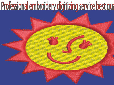 Best embroidery digitizing logo design service here...