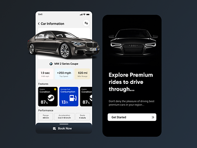 Uber Redesign Mobile App - Premium Rides application design careem figma ride application uber uber redesign uiux