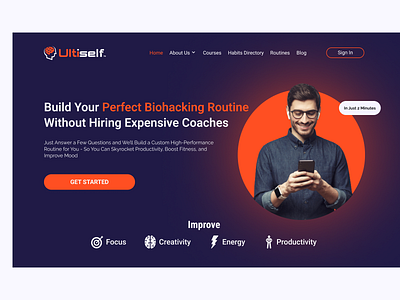 Ultiself redesign home page