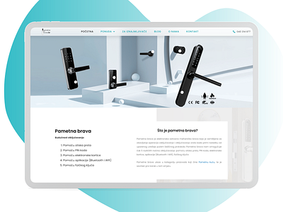 Pametnebrave.hr - Smart Locks Showcase app branding design graphic design illustration logo typography ui ux vector