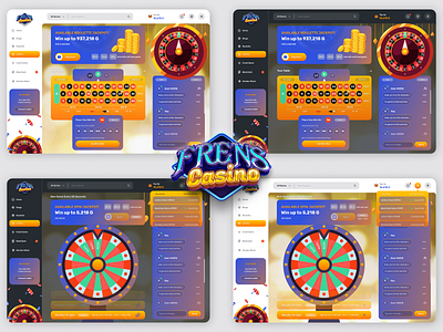 FRENS Web3 Casino design graphic design ui ux