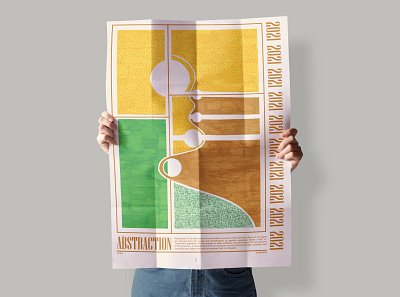Rolling The Balls: Abstract Poster 1