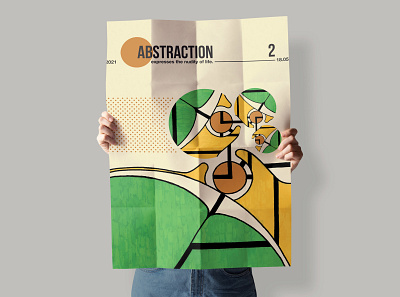 Rolling The Balls: Abstract Poster 2 @design @illustrator