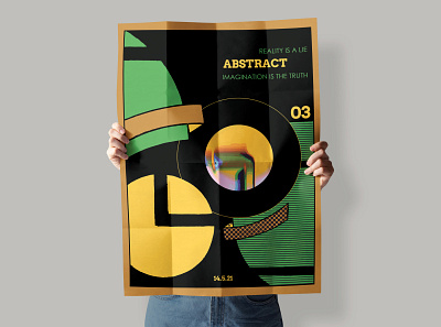 Rolling The Balls: Abstract Poster 3