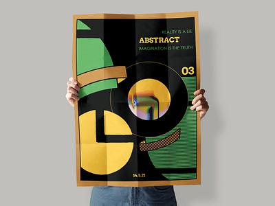 Rolling The Balls: Abstract Poster 3