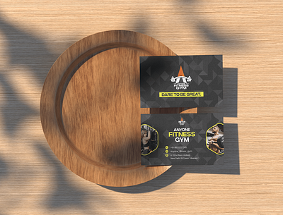 Gym Visiting Card Design art banner business card card coreldraw design graphic design illustration logo vector visiting card