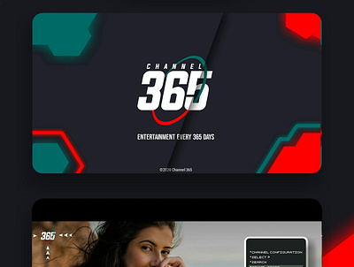 Branding for Channel 365 Tv branding logo