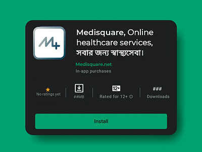 Online medical consultation app. app branding design icon logo vector