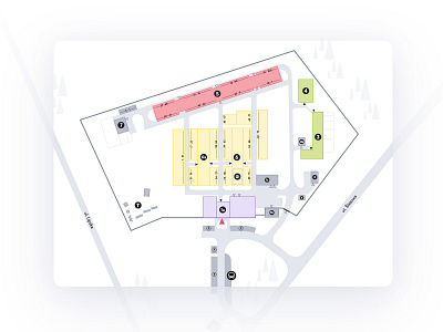 Map for Wrocław Animal Shelter animal shelter map map design shelter wayfinding