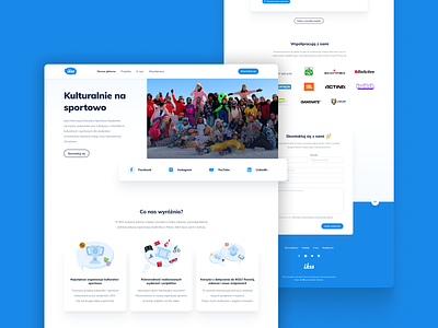 IKSS – website for non-profit student organization csr landing page non profit student organization ui ux webdesign
