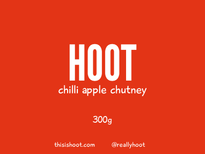 Chilli Apple Chutney hoot red
