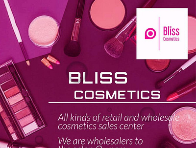 Flyer Design for Cosmetics Business flyer design social media banner social media post