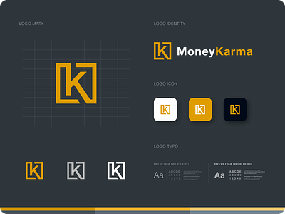 MoneyKarma Logo branding design graphic design icon logo typography ui ux vector website