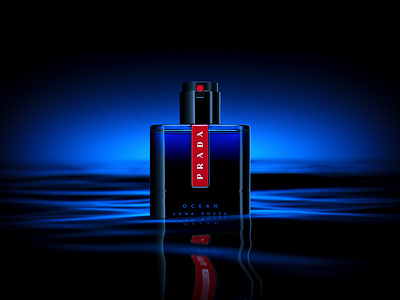 Prada | Luna Rossa Ocean (CGI COMMERCIAL) 3d ads advertising cgi commercial fragrance perfume prada