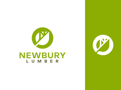 newbury lumber logo design.
