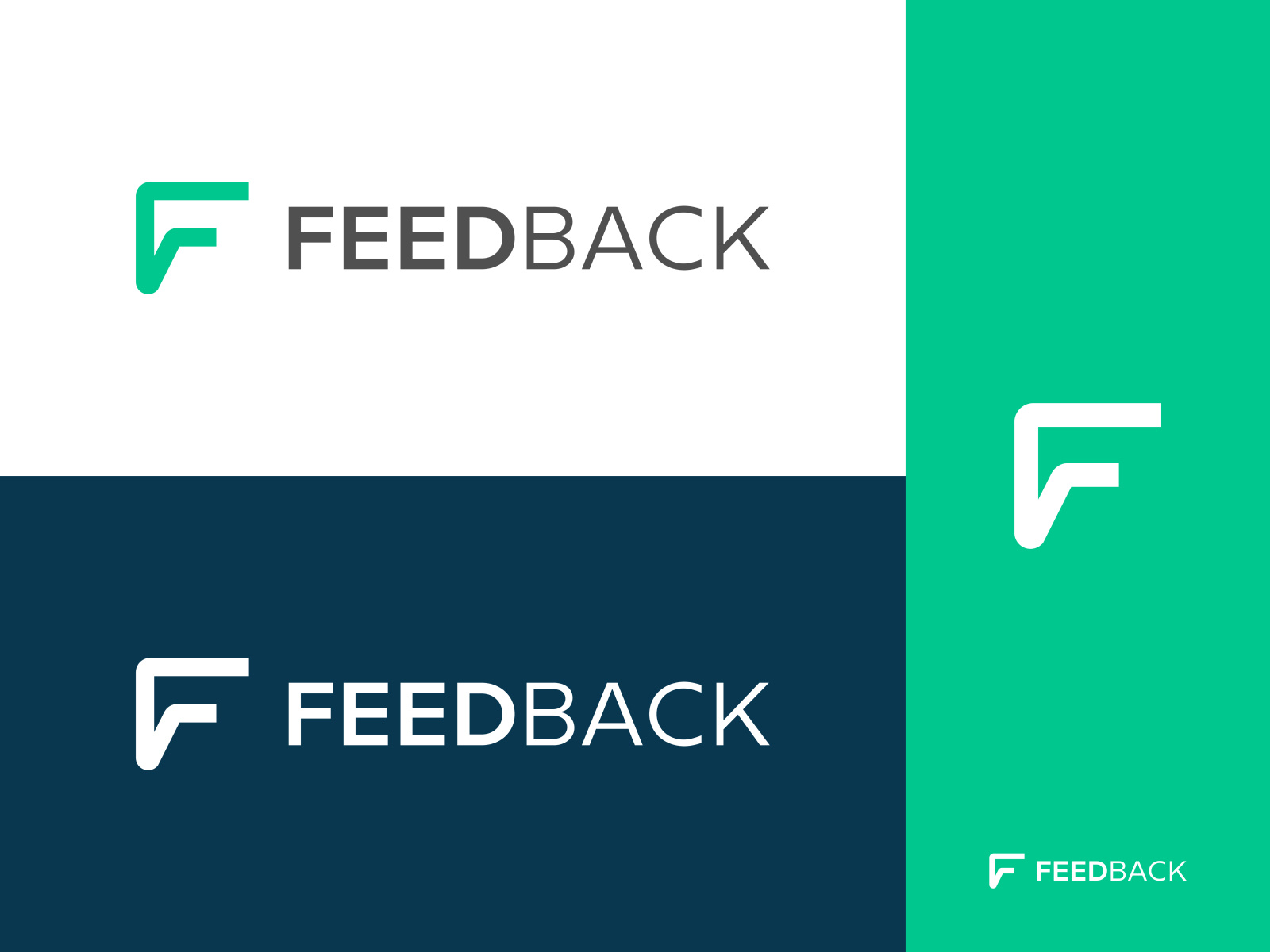 Feedback logo design. by Hr Rafsan Logo & Packaging Designer on Dribbble