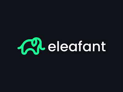 Eleafant logo animal logo brand brand identity branding branding design eco eleafant elephant green icon jungle leaf logo line logo nature playful sun symbolic ui vector