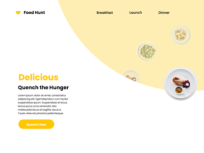 Food Hunt | Web UI Design