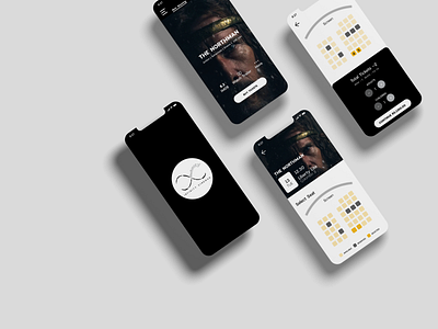 Movie Tickets Booking App app design figma graphic design mobile design photoshop ui uiux